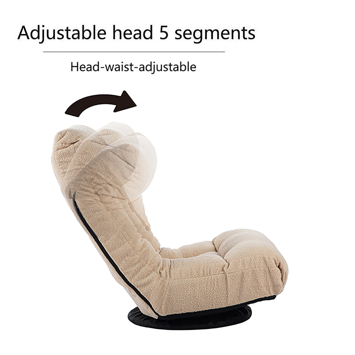GlideNest Recliner Set – Adjustable Swivel Lounge Chair with Ottoman