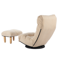 GlideNest Recliner Set – Adjustable Swivel Lounge Chair with Ottoman
