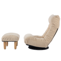 GlideNest Recliner Set – Adjustable Swivel Lounge Chair with Ottoman