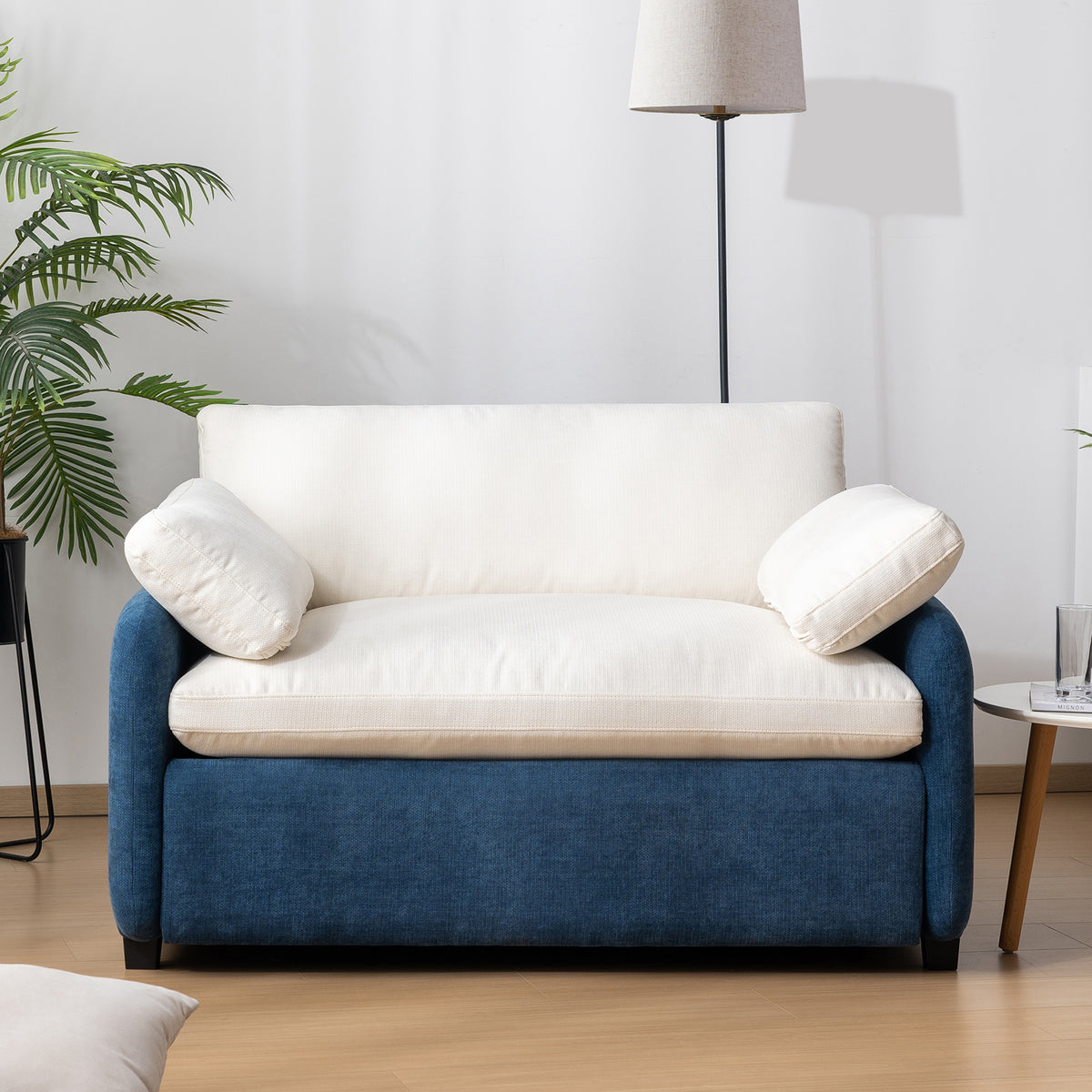 PopNest Armchair – Oversized Lounge Chair with Pillows