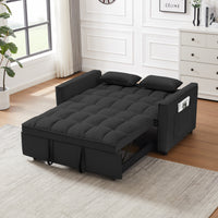 FlipNest 3-in-1 Convertible Velvet Sofa Bed
