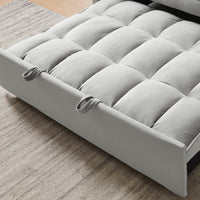 FlipNest 3-in-1 Convertible Velvet Sofa Bed
