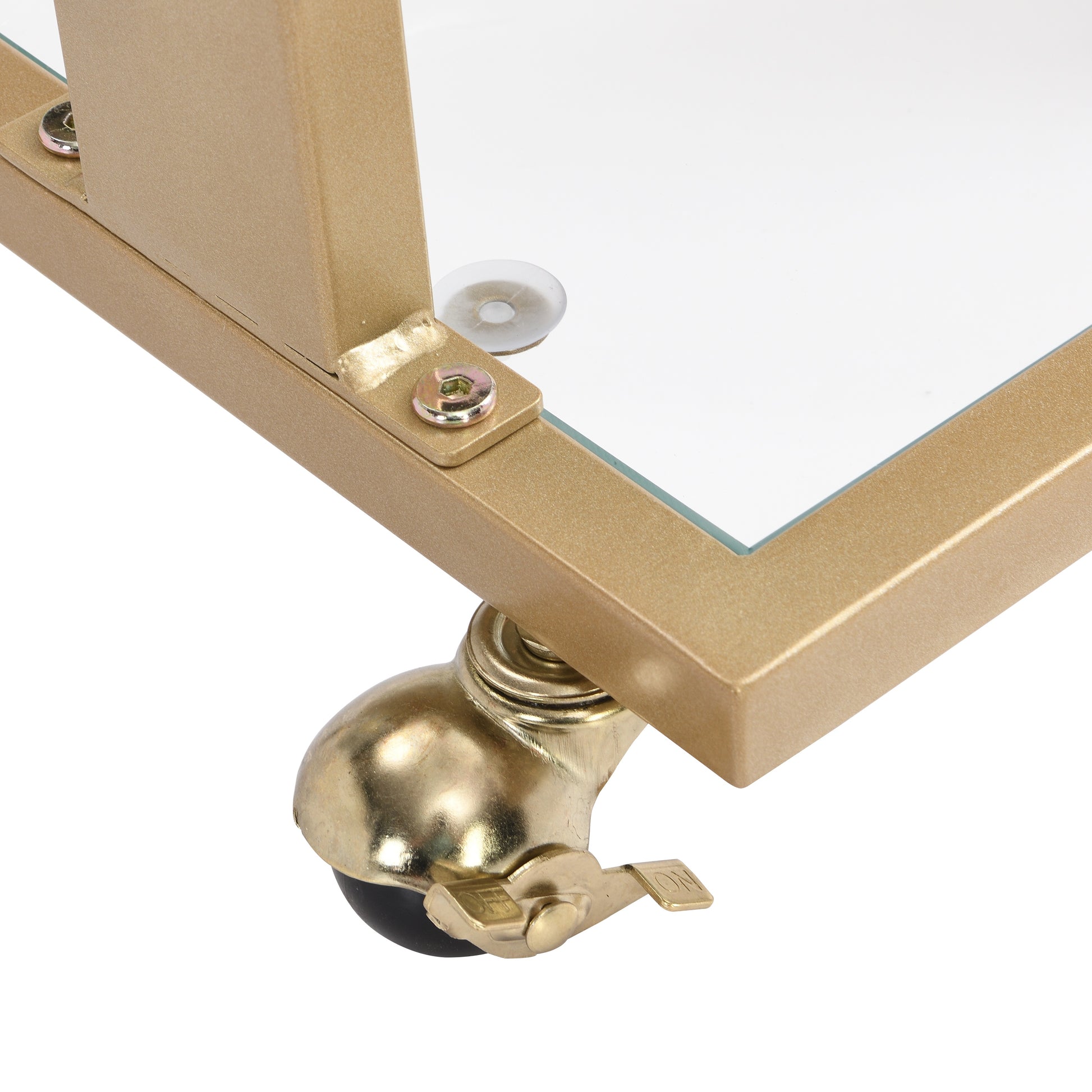 wheeled bedside table