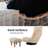 GlideNest Recliner Set – Adjustable Swivel Lounge Chair with Ottoman