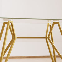 LucenGlow Dining Set (1 Table + 2 Chairs)