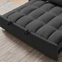 FlipNest 3-in-1 Convertible Velvet Sofa Bed