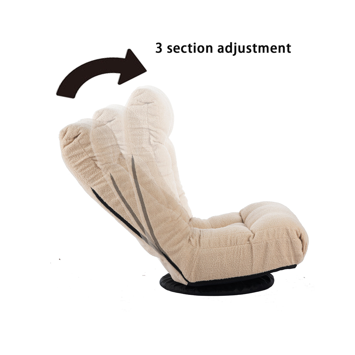 GlideNest Recliner Set – Adjustable Swivel Lounge Chair with Ottoman