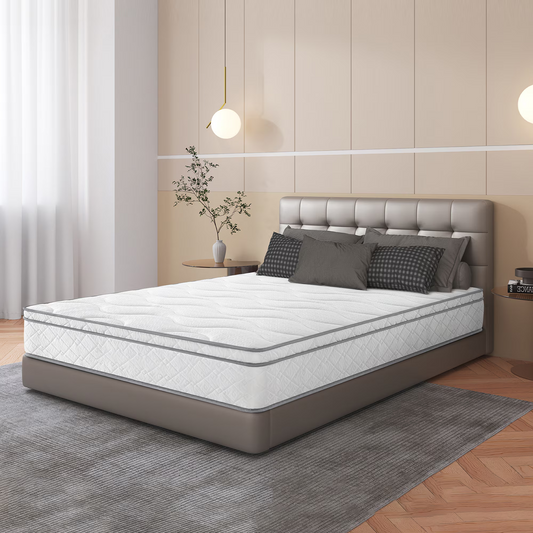 DormMate Hybrid Mattress – 5-Layer Comfort- Full/Queen/King Size