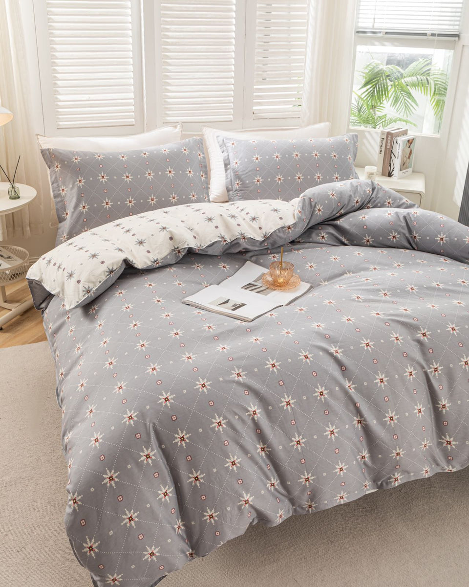 “StarThread” Twilight Cotton Bedding Set – TwinXL 3-Piece