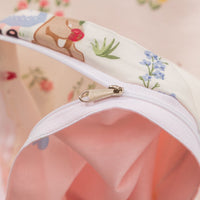 “BlossomMood” Pink Floral Cotton Bedding Set – TwinXL 3-Piece