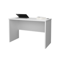 Rough Rock Minimalist Work Desk – White 47”