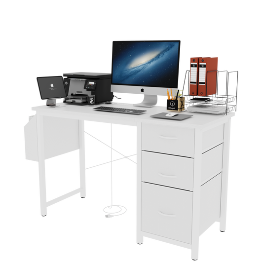 Nexa PowerDesk – 47.3” with Outlets & Storage