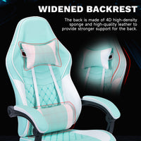 Arelva Pro Gaming Chair – 7 Colors, Footrest & 135° Recline
