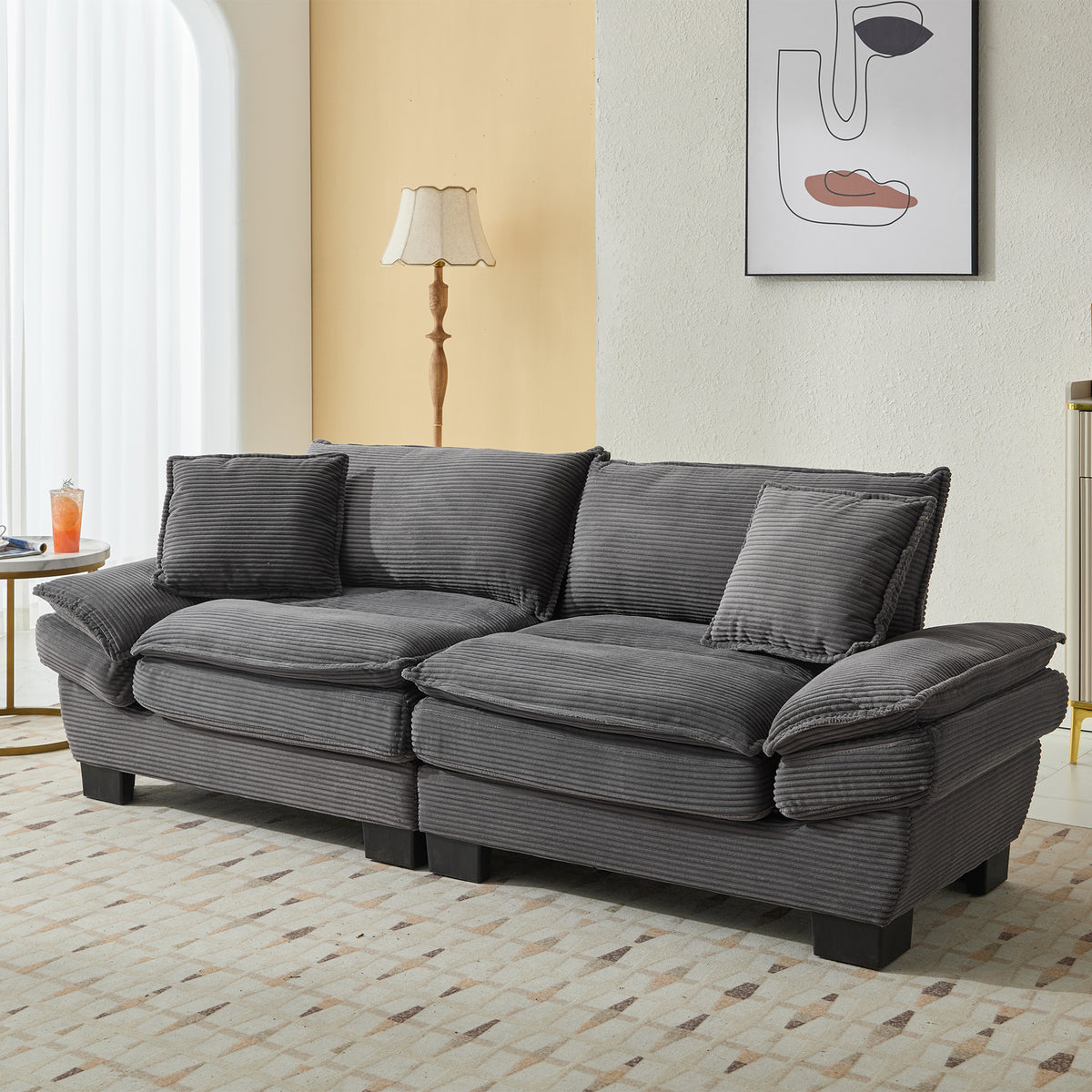 LoomCloud Corduroy Sofa