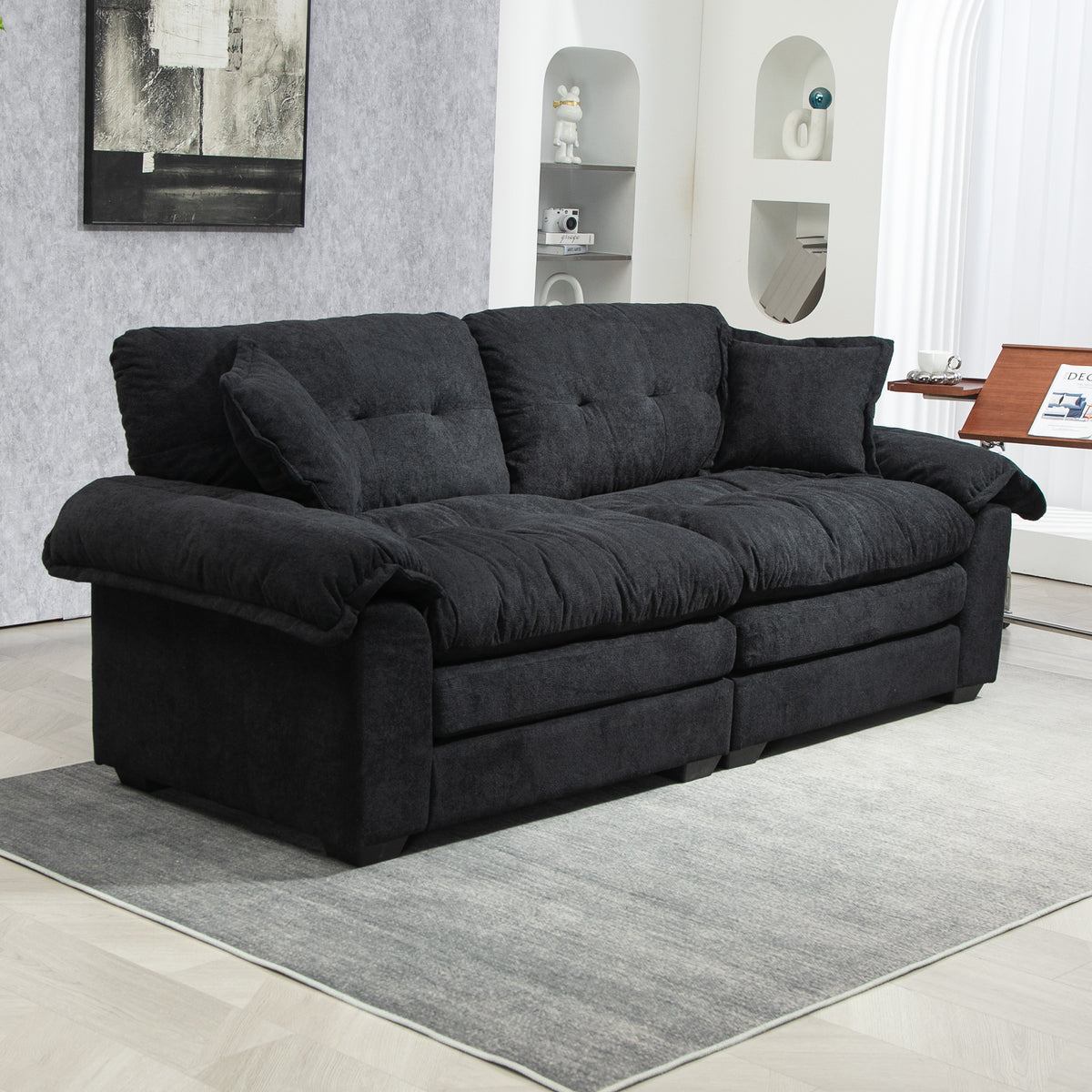 DriftNest Chenille Sofa