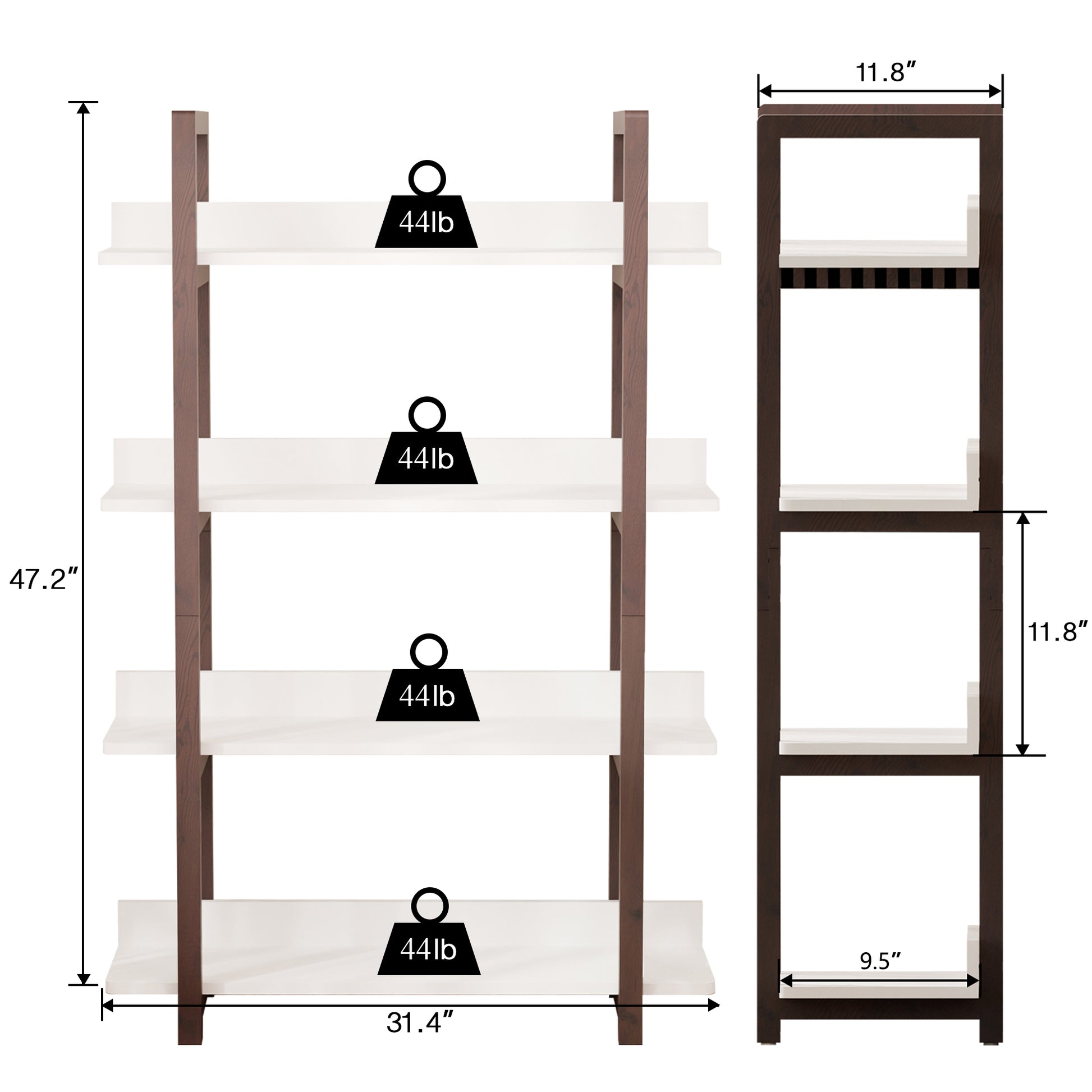 tall slim bookshelf