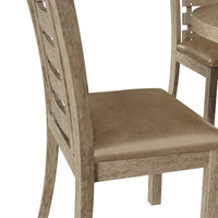 Woodnote Round Dining Set (5-Piece Rustic Edition)