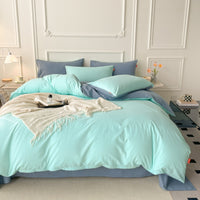 “ToneWeave” Washed Cotton Duvet Queen Set