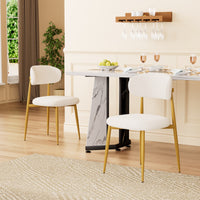 LucenGlow Dining Set (1 Table + 2 Chairs)