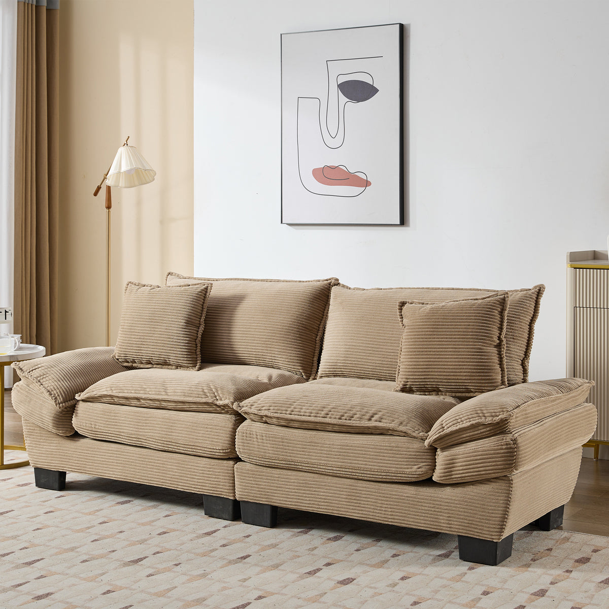 LoomCloud Corduroy Sofa