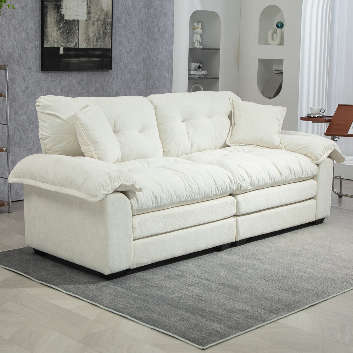 DriftNest Chenille Sofa
